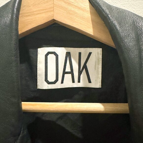 OAK NYC Buttery Soft Black Leather Moto – Premium Designer Biker Jacket - Picture 6 of 6